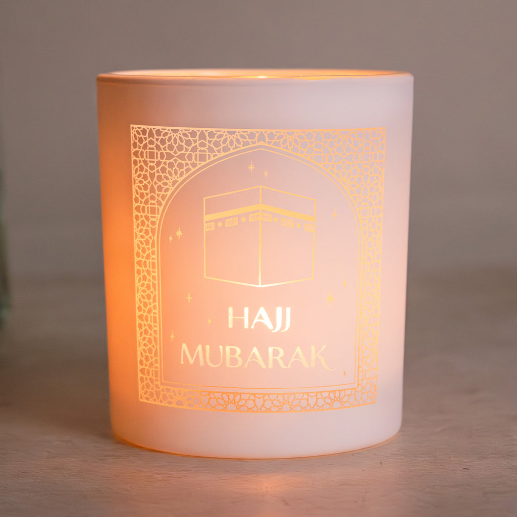 HAJJ MUBARAK Illuminate Tea Light Holder (Outlet)
