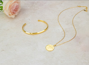 18K Gold Plated Dream Dua Do Bangle (with Free Necklace)