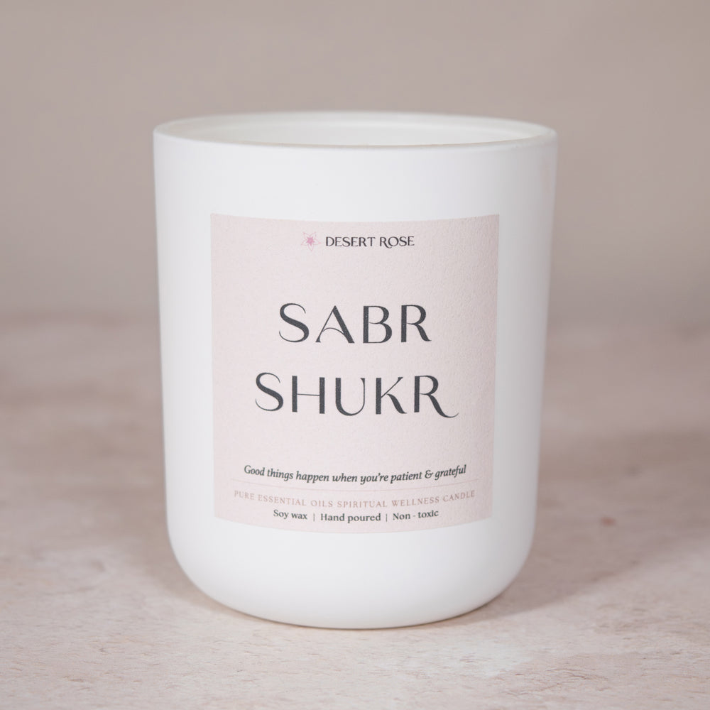 SABR SHUKR Aromatherapy Candle