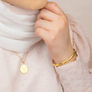 18K Gold Plated Dream Dua Do Bangle (with Free Necklace)